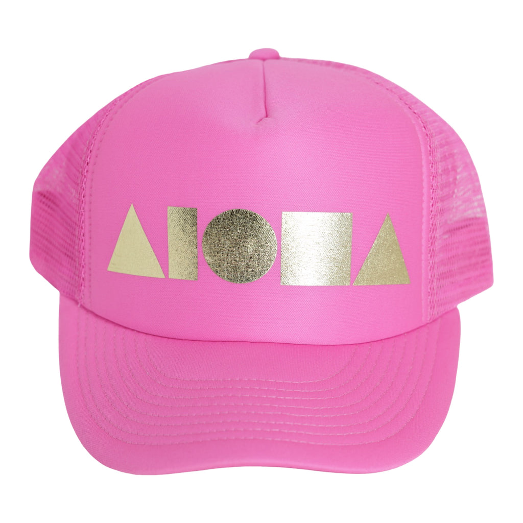 PINK/GOLD Adult Trucker