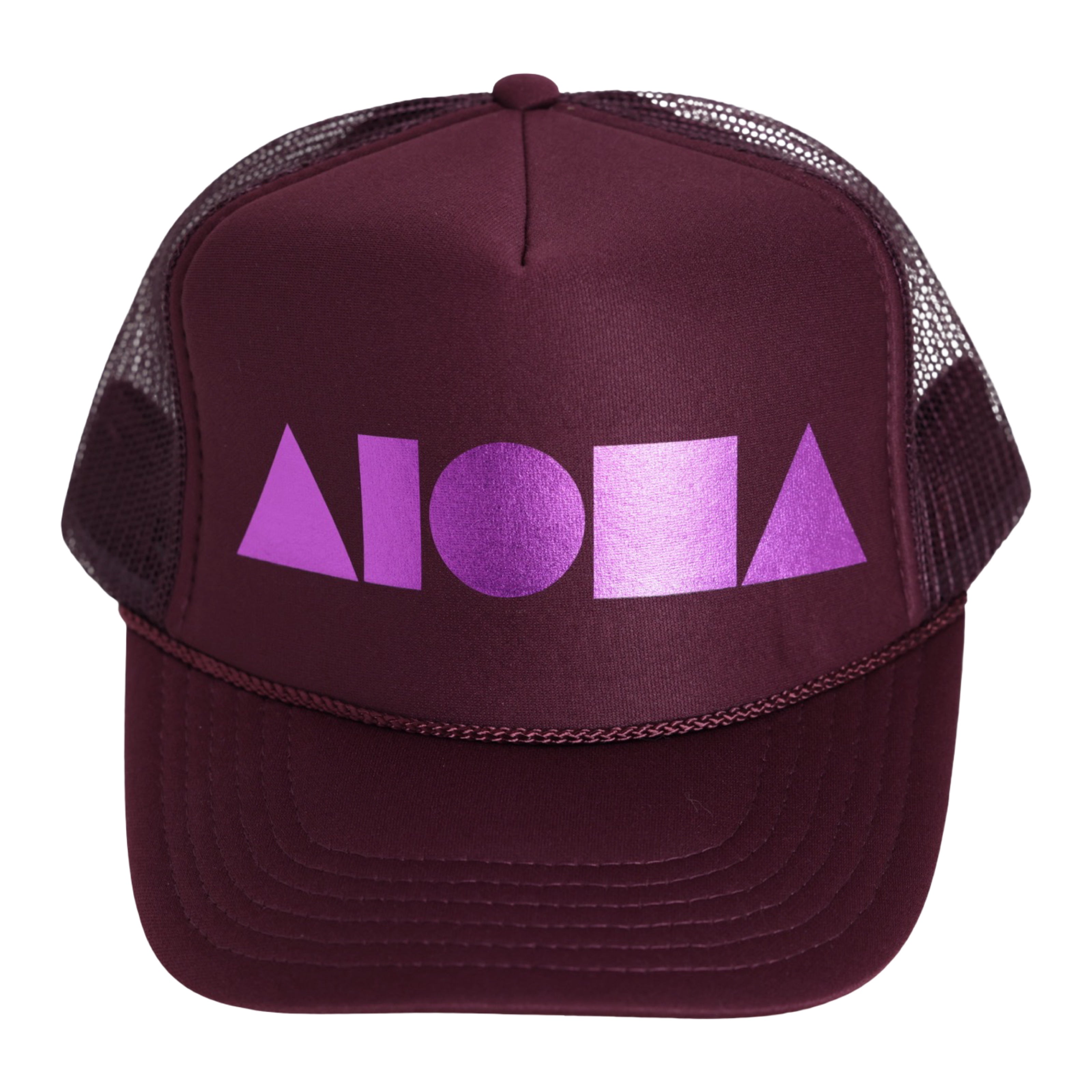 MAROON/PINK Adult Trucker