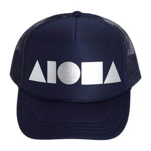 NAVY/SILVER Youth Trucker