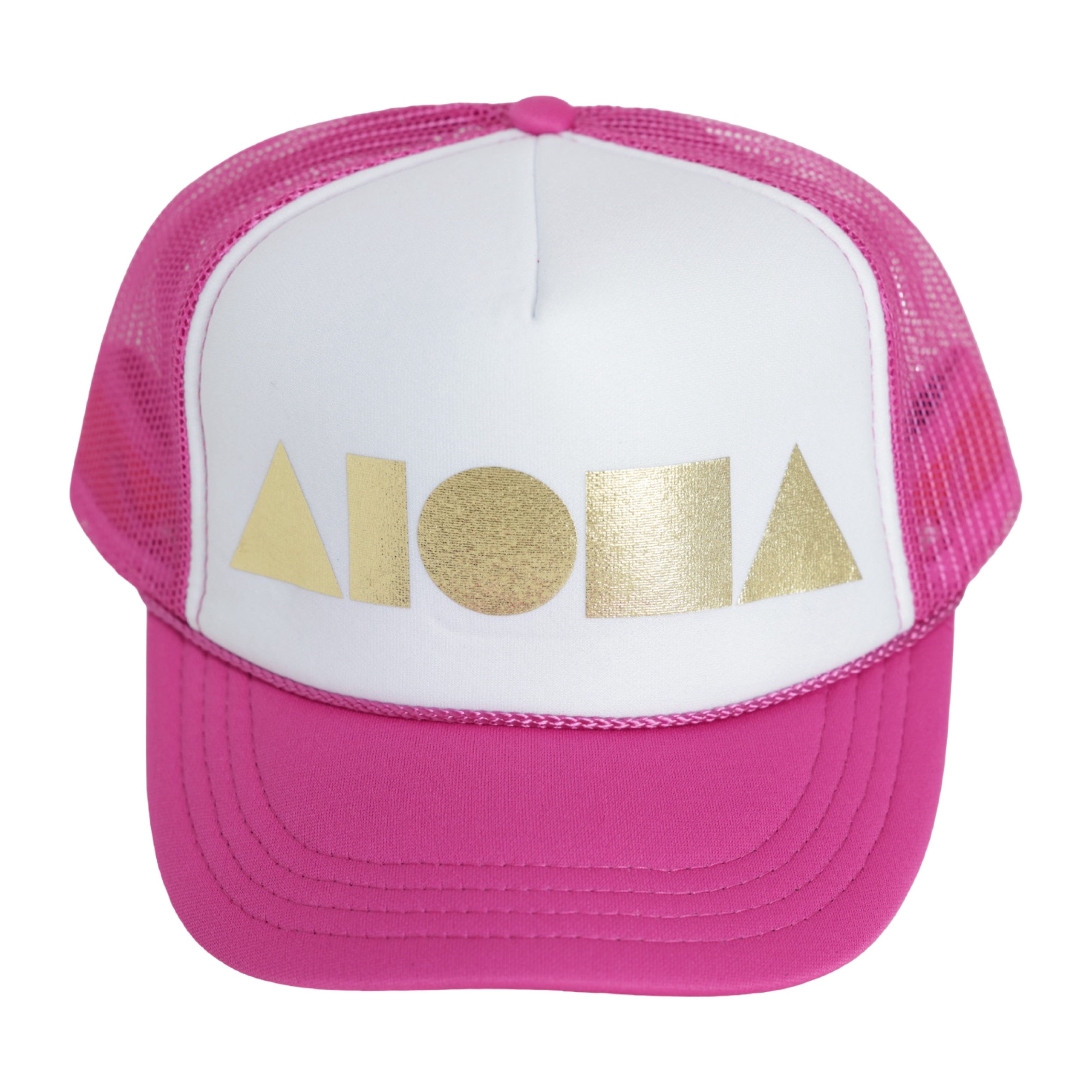 PINK/WHITE/GOLD Youth Trucker