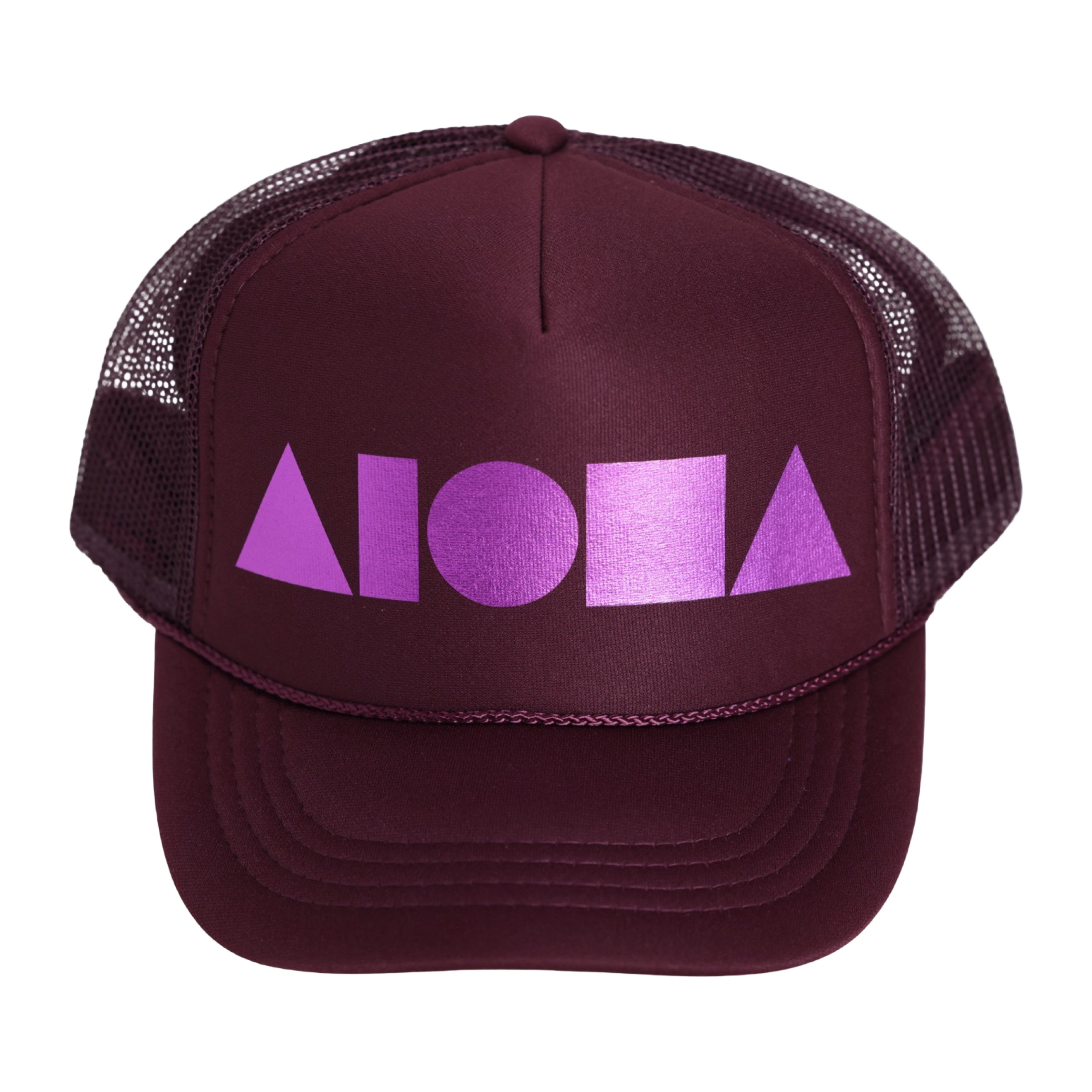 MAROON/PINK Youth Trucker