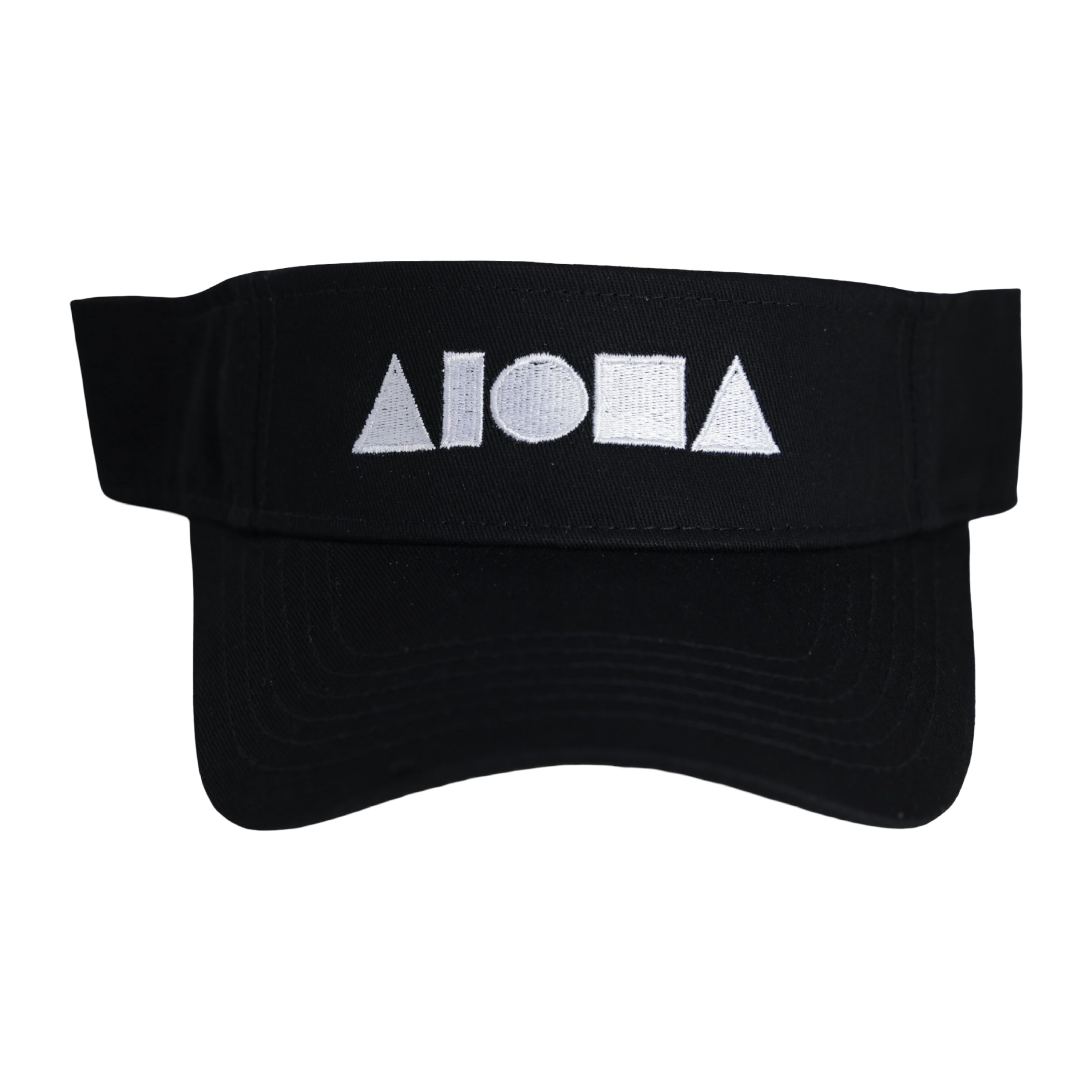 BLACK Aloha Shapes Visor