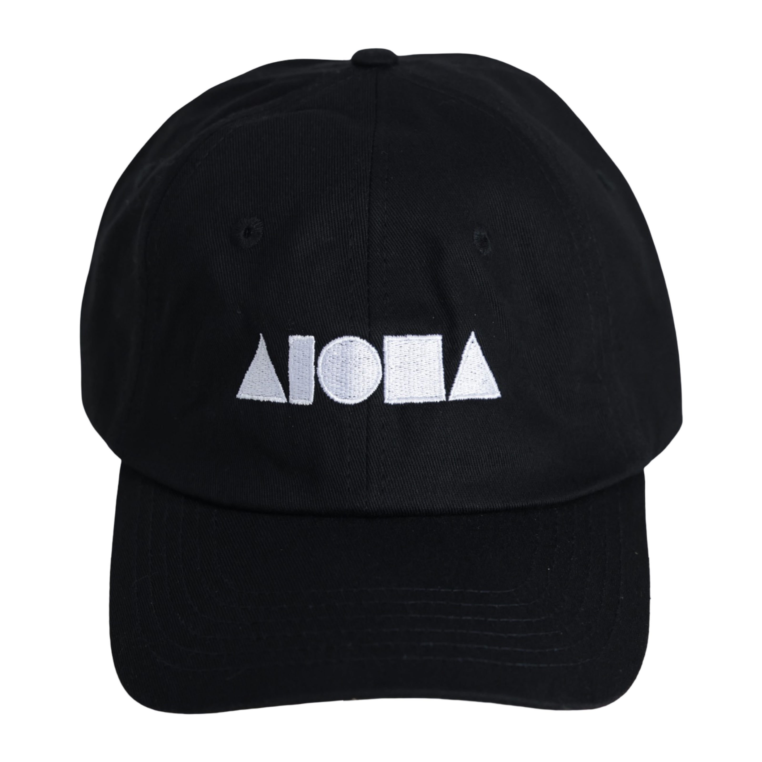 BLACK Adult Curved Bill Baseball Cap