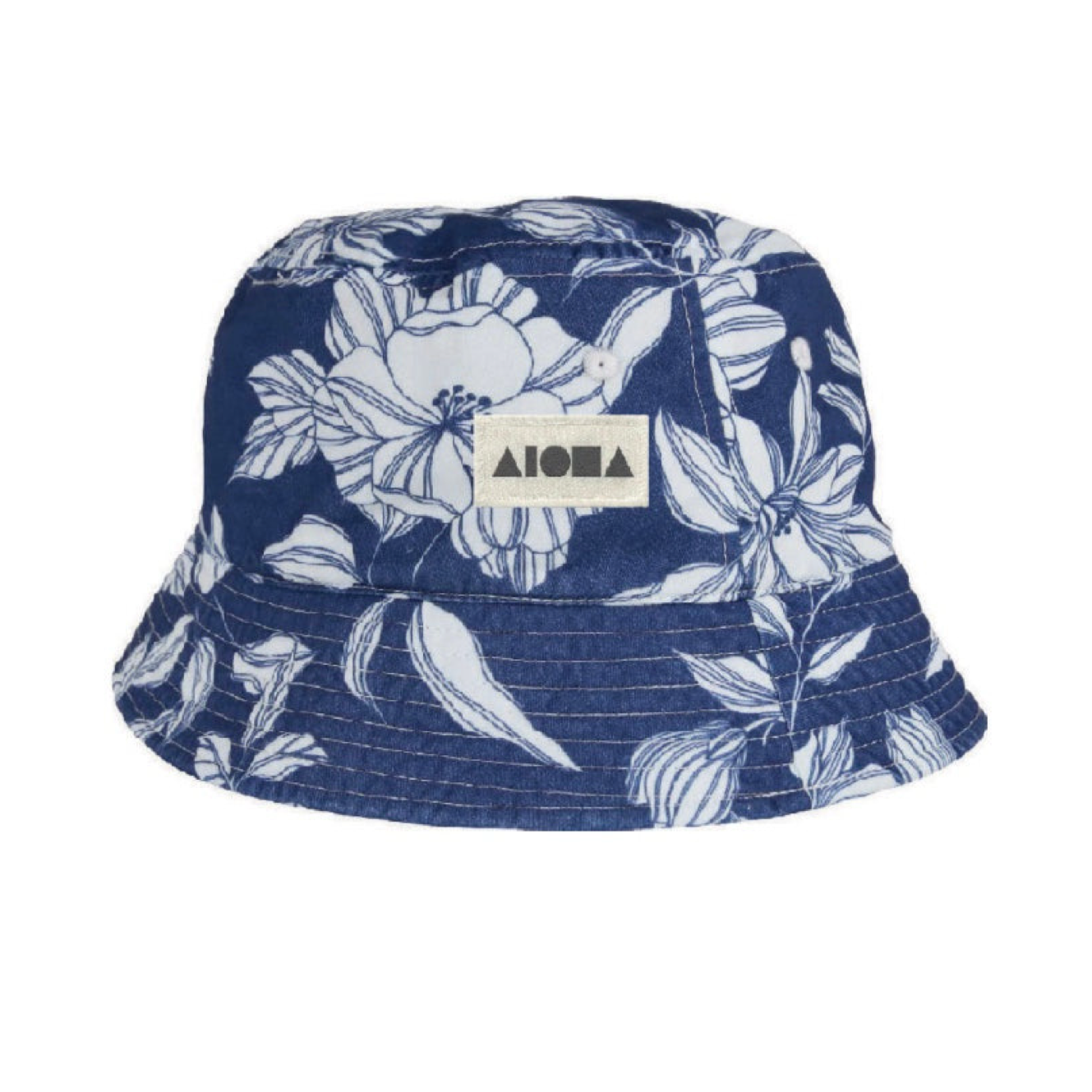 GOLDIE Denim Floral Bucket Hat