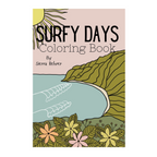 SURFY DAYS Hand-Drawn Hawaii Surf Coloring Book | Sierra Rehrer
