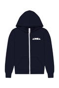 ALOHA SHAPES Navy Toddler Zip Up Fleece Hoodie