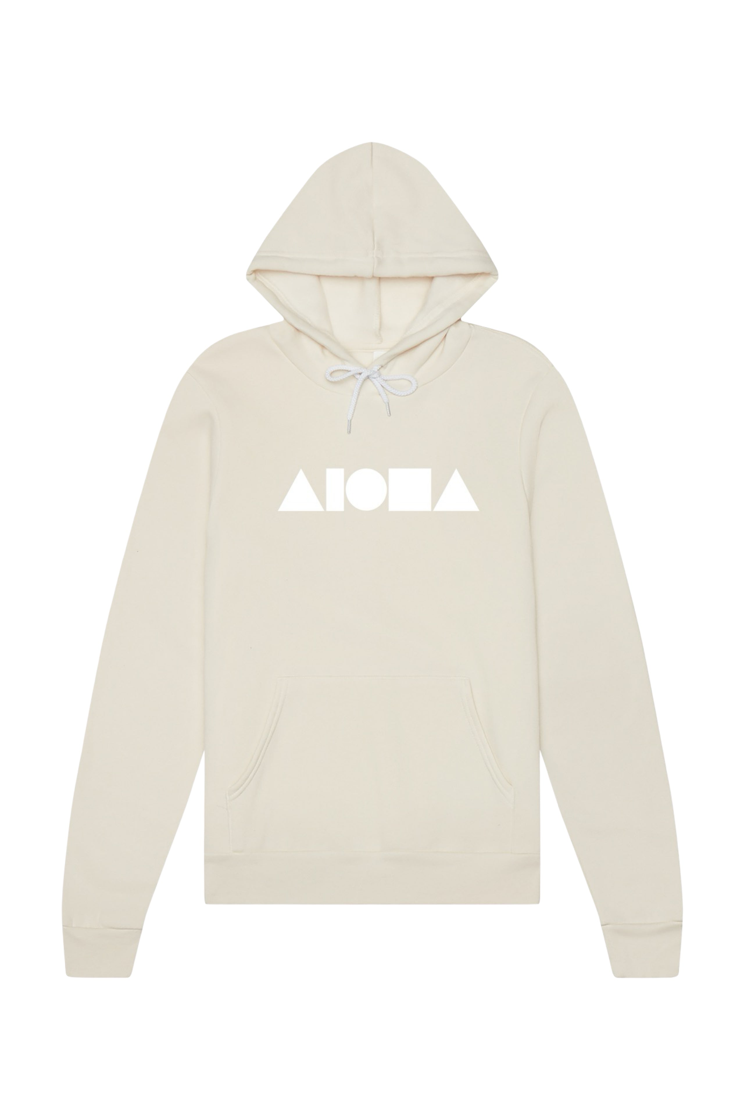 ALOHA SHAPES Natural Unisex Pullover Fleece Hoodie