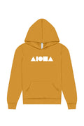 ALOHA SHAPES Heather Mustard Youth Pullover Fleece Hoodie