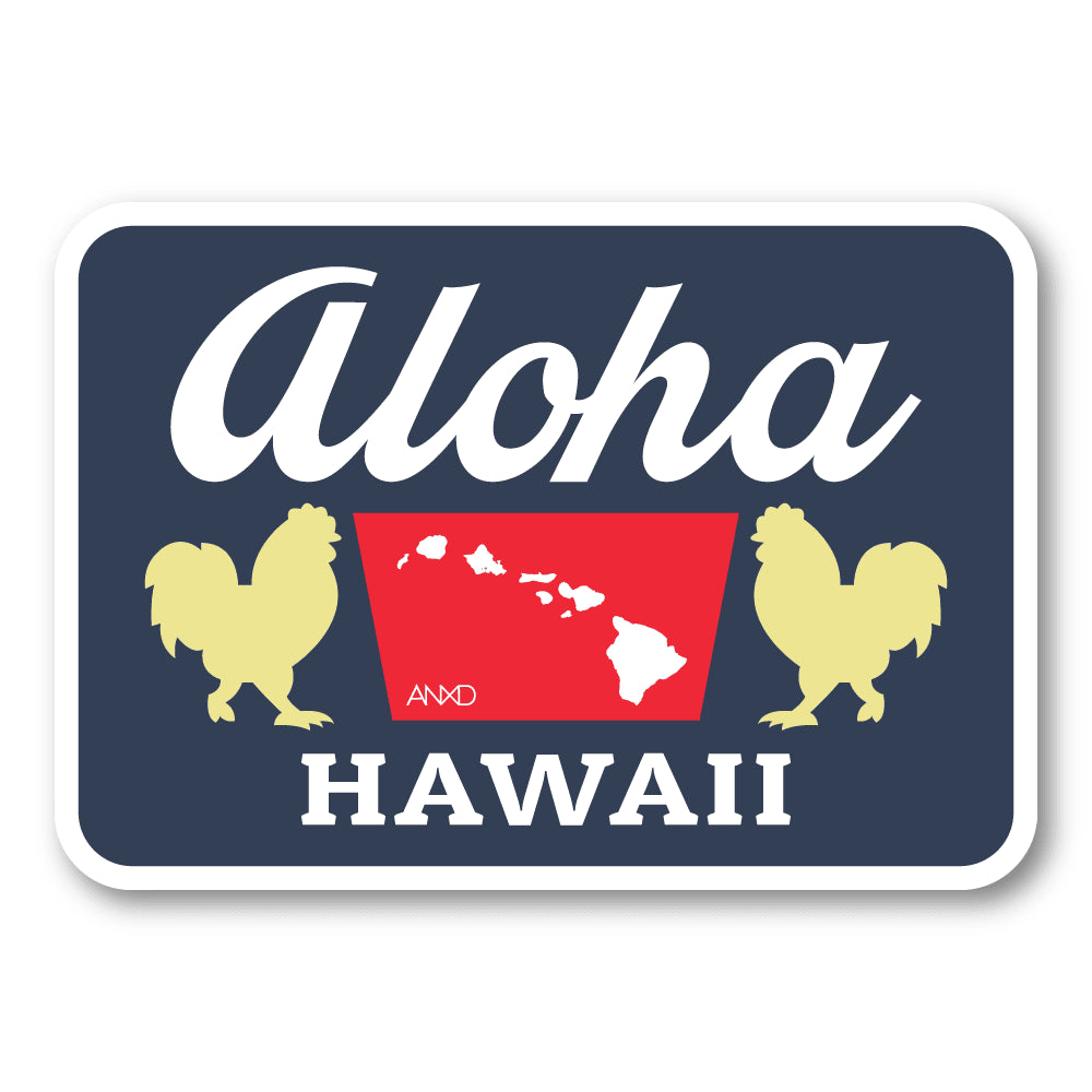 ALOHA COOL ANXD Sticker