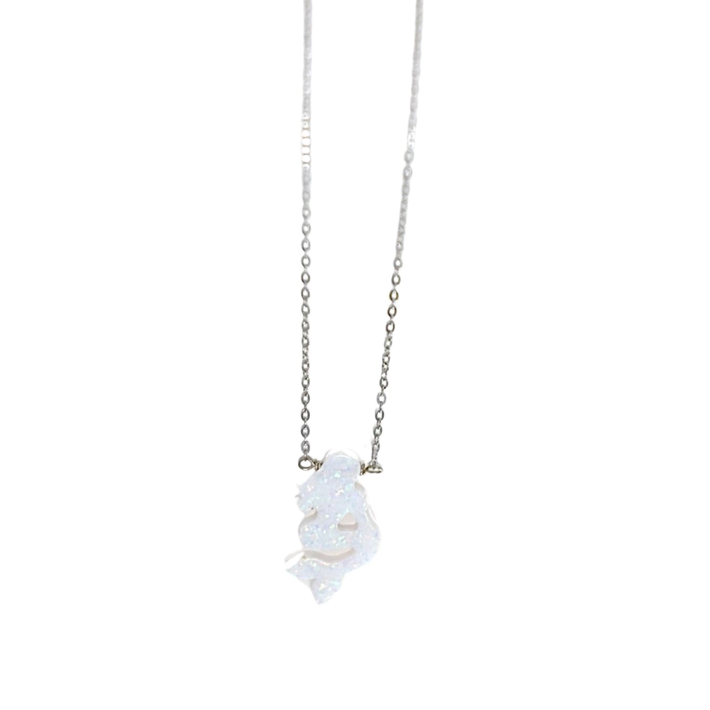 Aloha Bling "Mermaid White Opal" Necklace