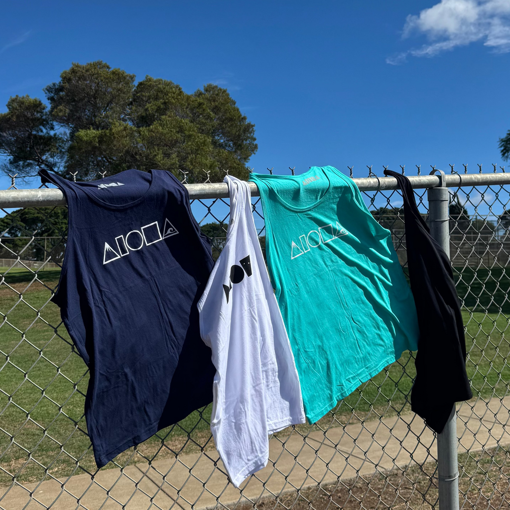 MAUKA TO MAKAI Teal Unisex Tank