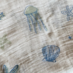 SHORELINE Muslin Keiki Swaddle