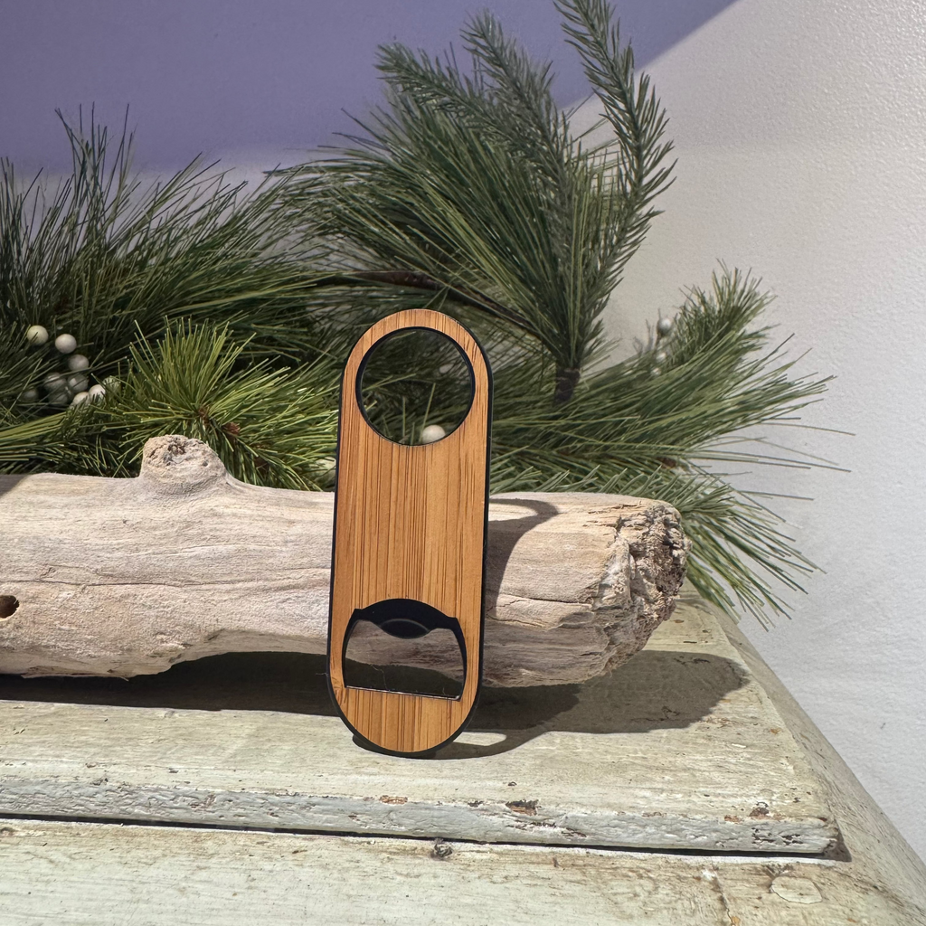 ALOHA Bamboo Bottle Opener
