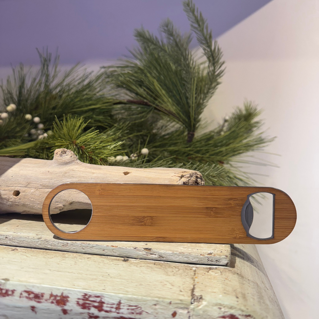 ALOHA Bamboo Large Bottle Opener