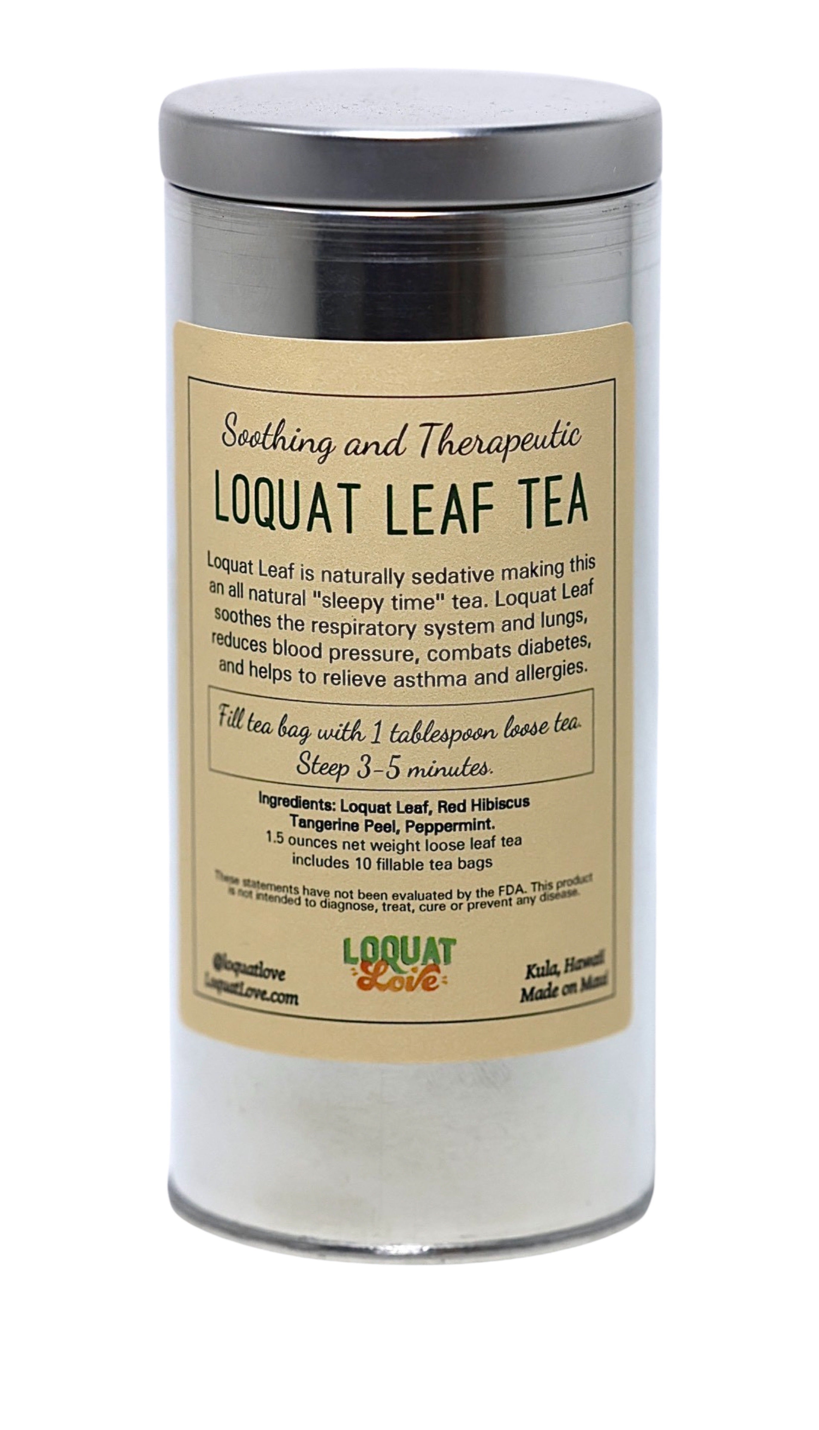 Loquat Love - Loquat Leaf Tea – Soley Aloha Boutique and Gallery