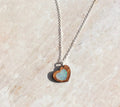 IPO Koa Wood/White Opal Silver 18” Necklace