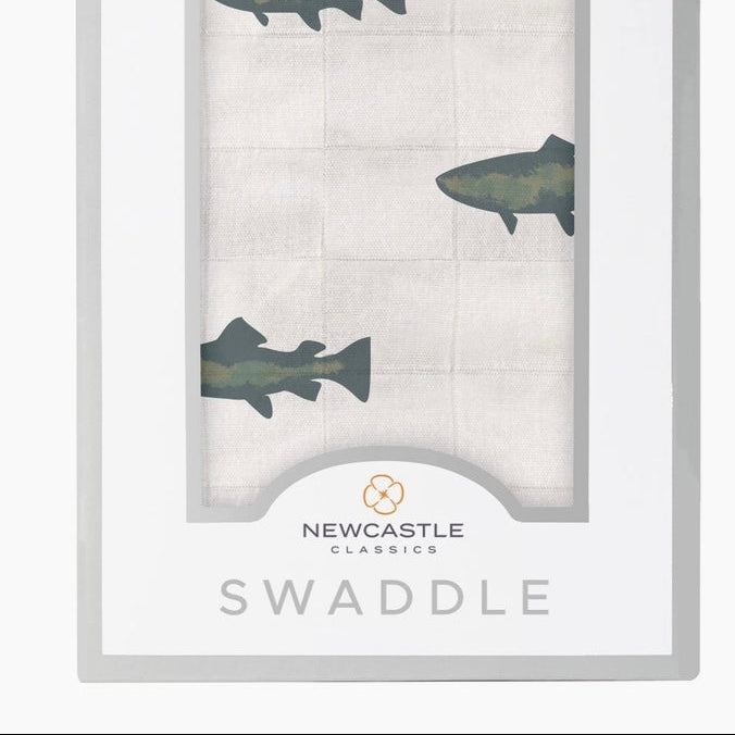 GONE FISHING Swaddle