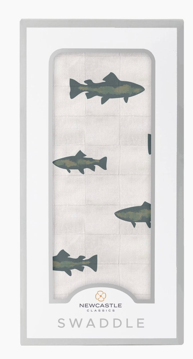 Gone Fishing Swaddle