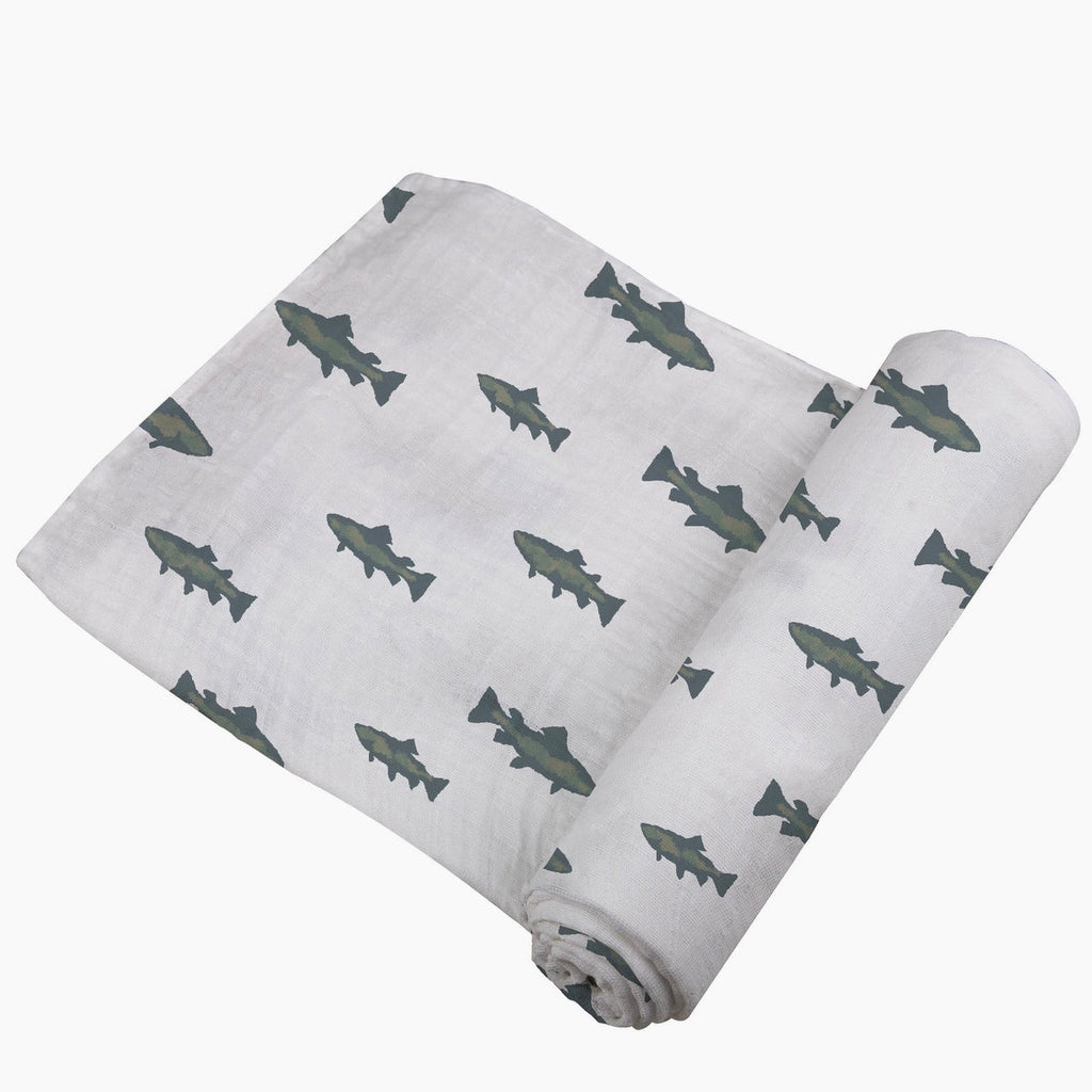 GONE FISHING Swaddle