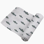 GONE FISHING Muslin Keiki Swaddle