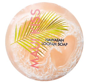 Maui Kiss Sea Salt & Kukui Exfoliating Loofah Soap