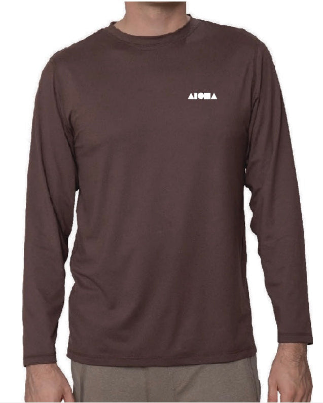 SESSIONS Heather Coffee Unisex Hydro UV Tech L/S