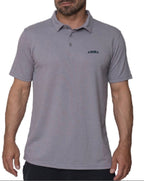EAGLE Heather Grey UPF50 Polo Shirt