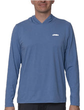 CAMPTON Heather Blue Unisex Performance Hoodie