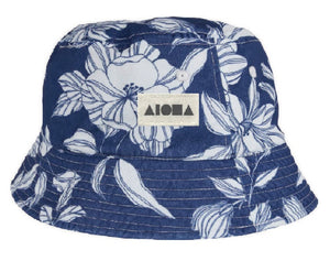 GOLDIE Denim Floral Bucket Hat