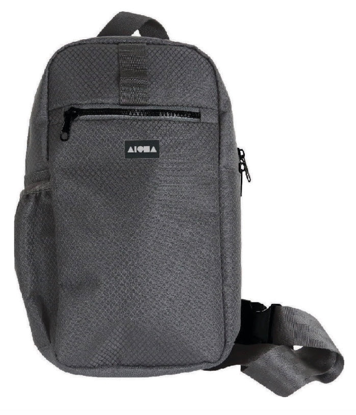 HOPPER Grey Crossbody Pouch