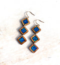 KŪ KAHI Koa Wood/Opal Gold Earrings