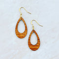 KALAWE Koa Wood Gold Earrings