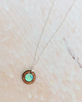 LILI'I Koa Wood/Abalone Silver 16” Necklace