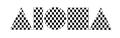CHECKERS Aloha Shapes Decal