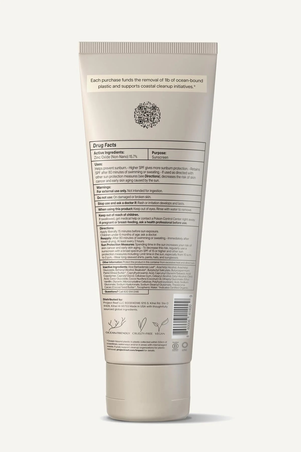 PROJECT REEF Mineral SPF30 Lotion
