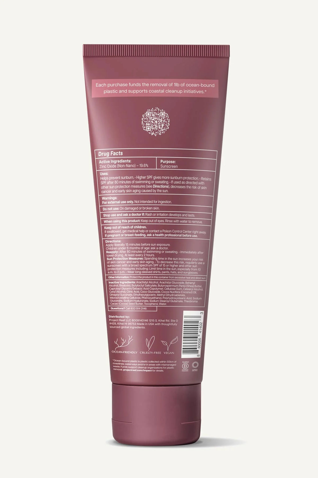 PROJECT REEF Mineral SPF50 Lotion