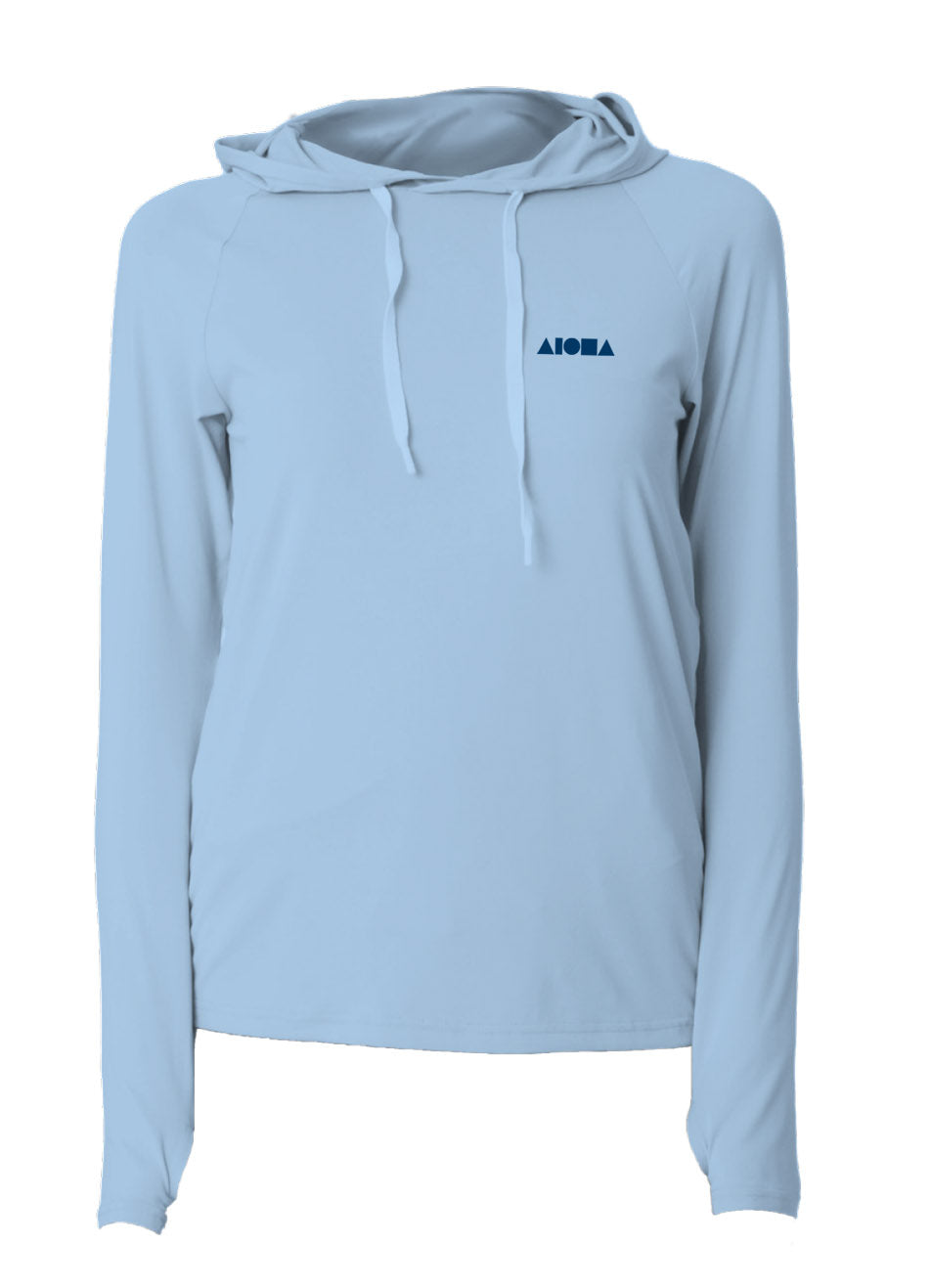 SYNC Blue Hooded UPF50 L/S