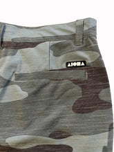 Detail of back pocket and logo label