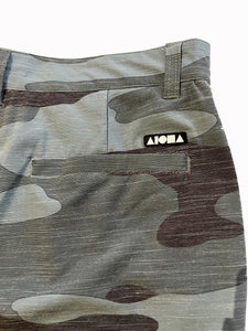 Detail of back pocket and logo label