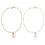PEACE Anklet