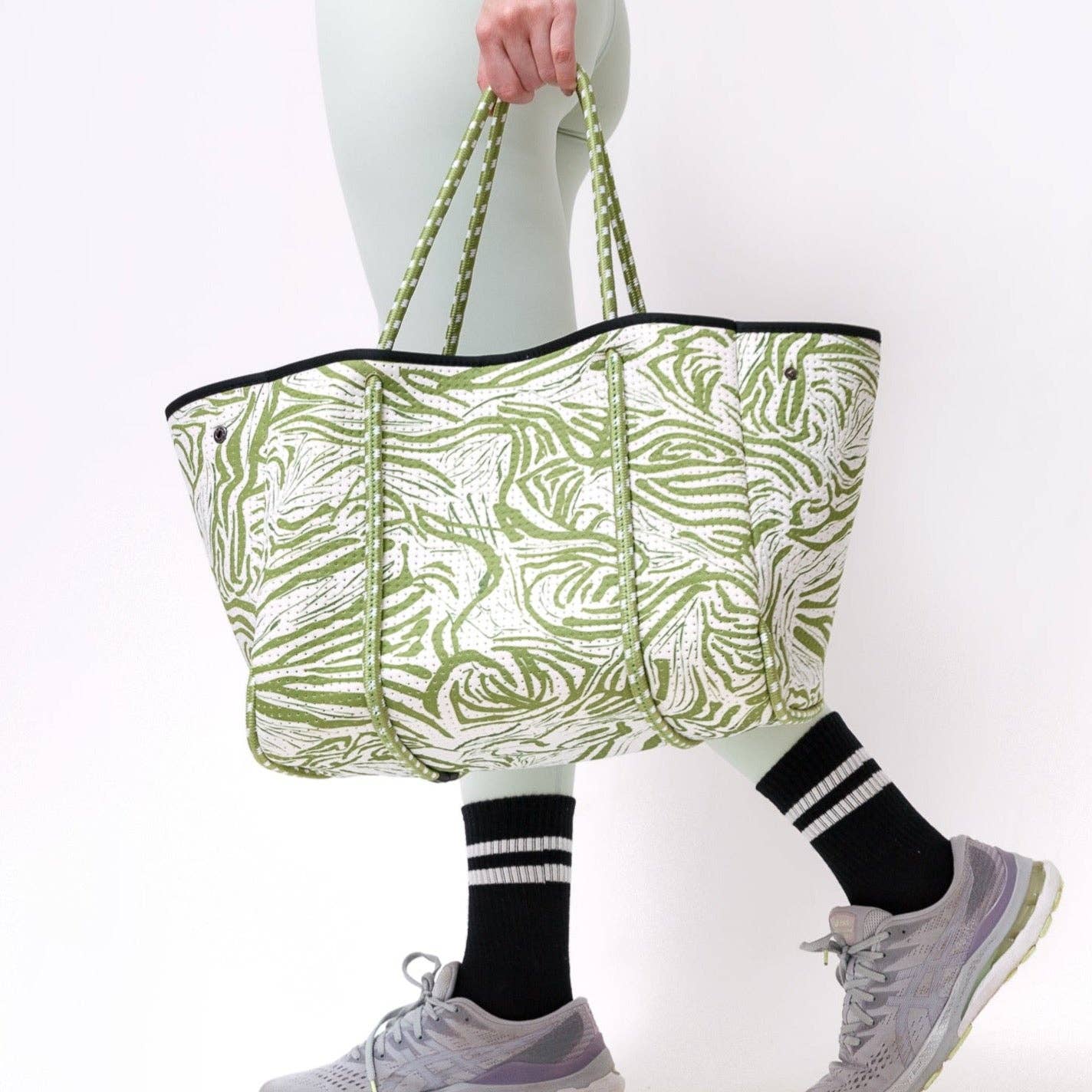 EVERYDAY TOTE BAG - SAGE MARBLE