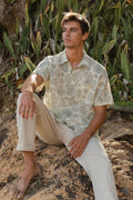 MOSS OPIHI Short Sleeve Button Down Aloha Shirt | Organic Cotton