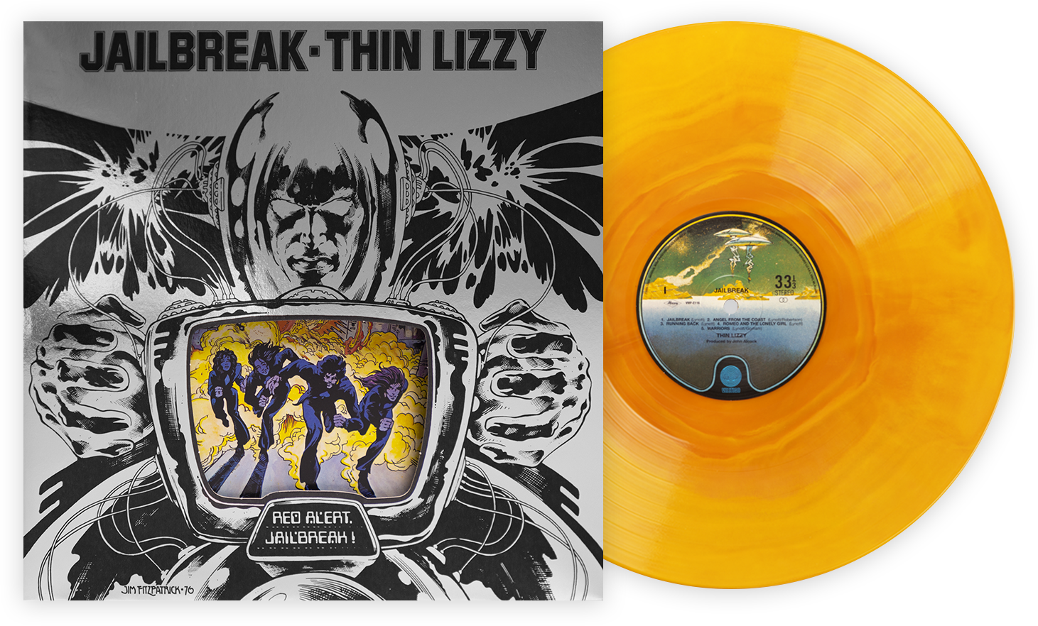 Thin Lizzy — Jailbreak | 1976 Rock Vinyl LP: Default Title