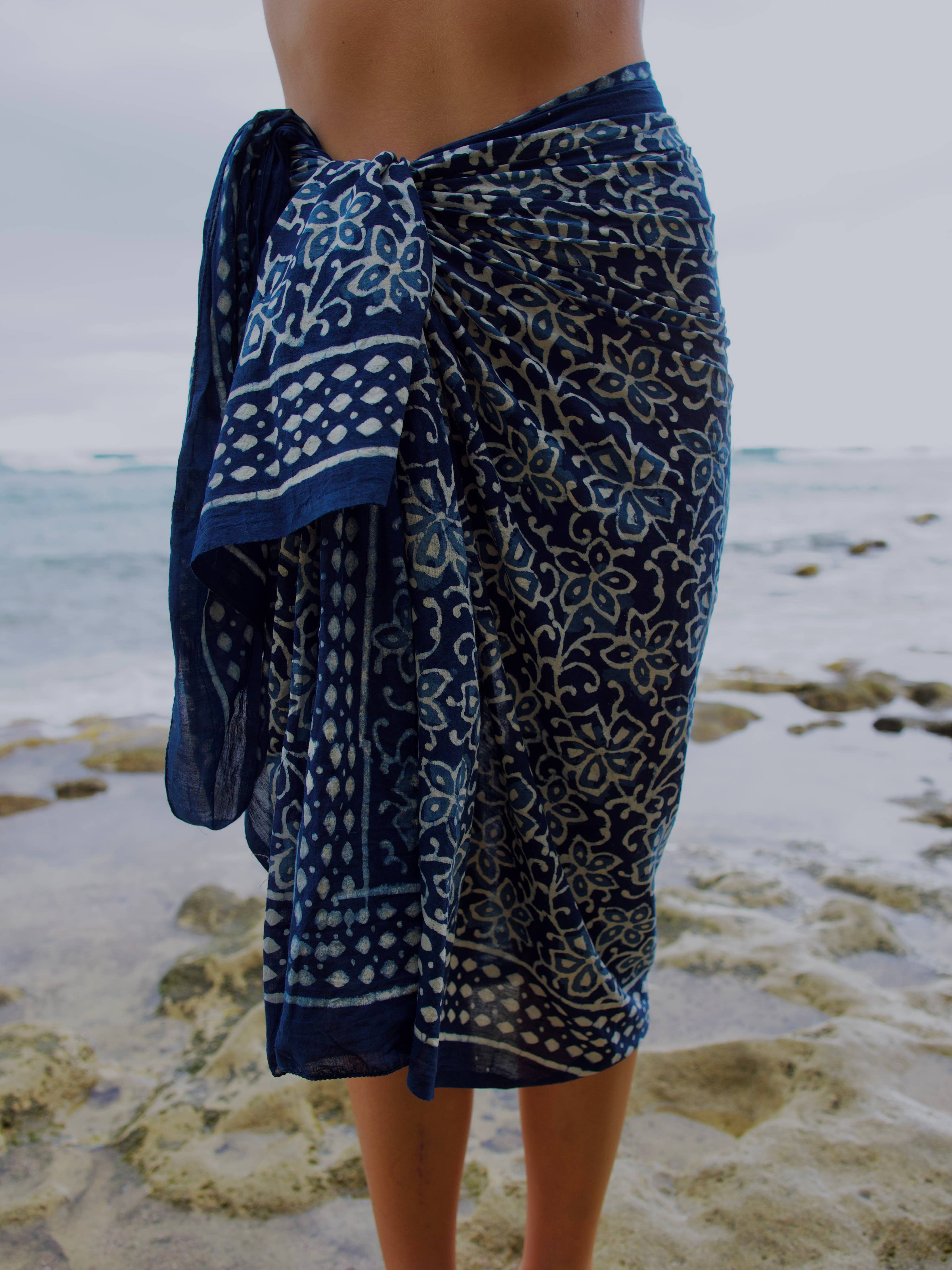 INDIGO PETAL Guava Lane Pareo