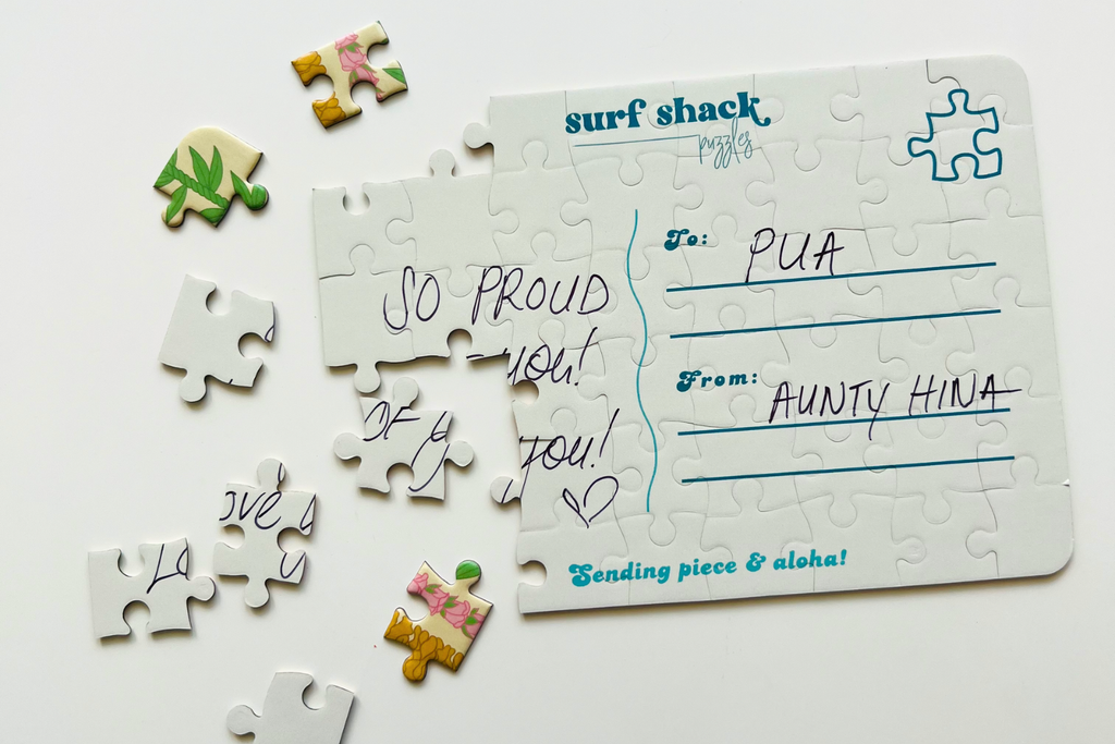 DECK THE PALMS Postcard Puzzle