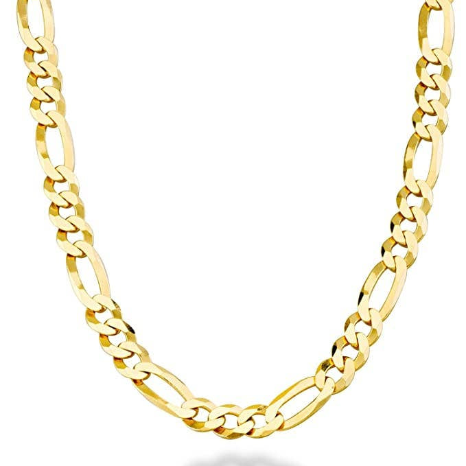 5mm Figaro Chain - Men's: 24