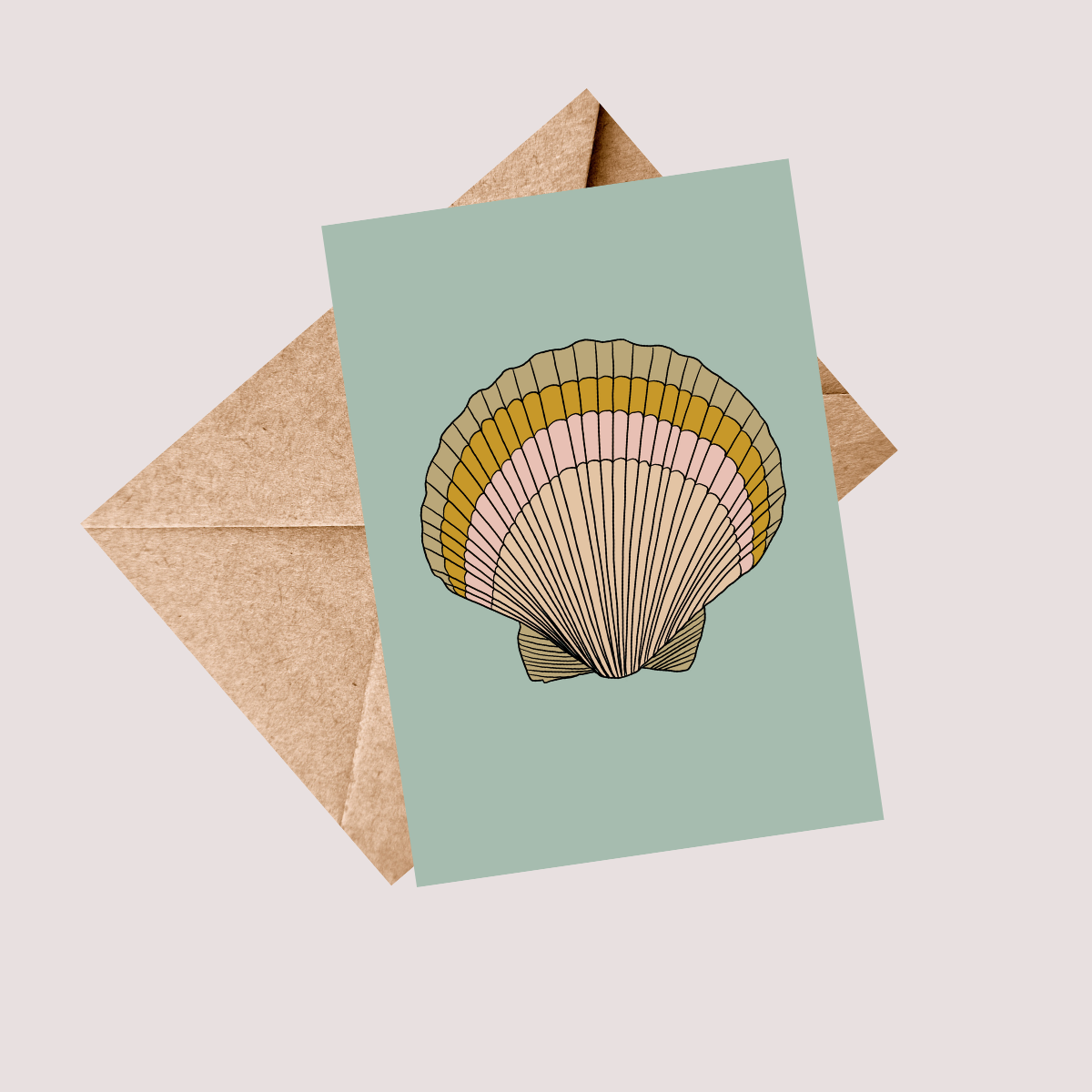 SUNRISE SHELL Greeting Card