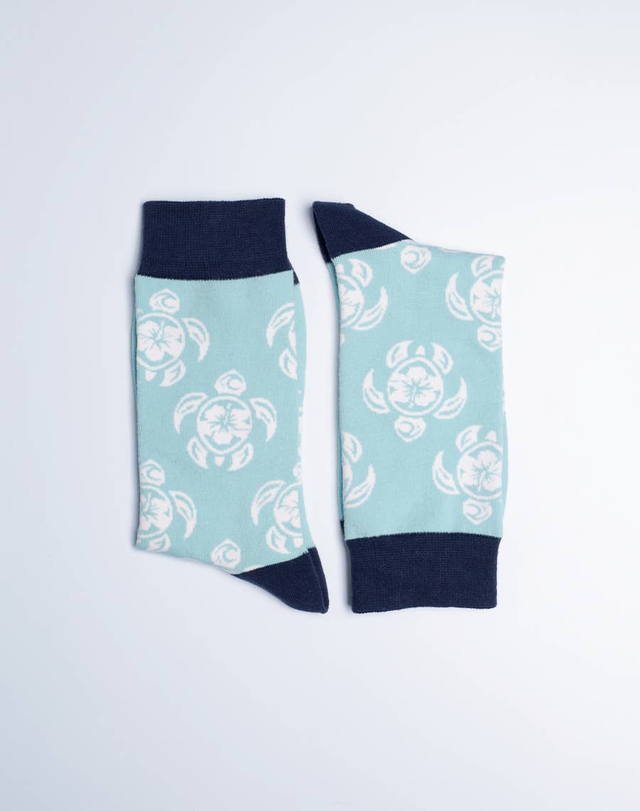 TRIBAL TURTLE Women's Crew Socks