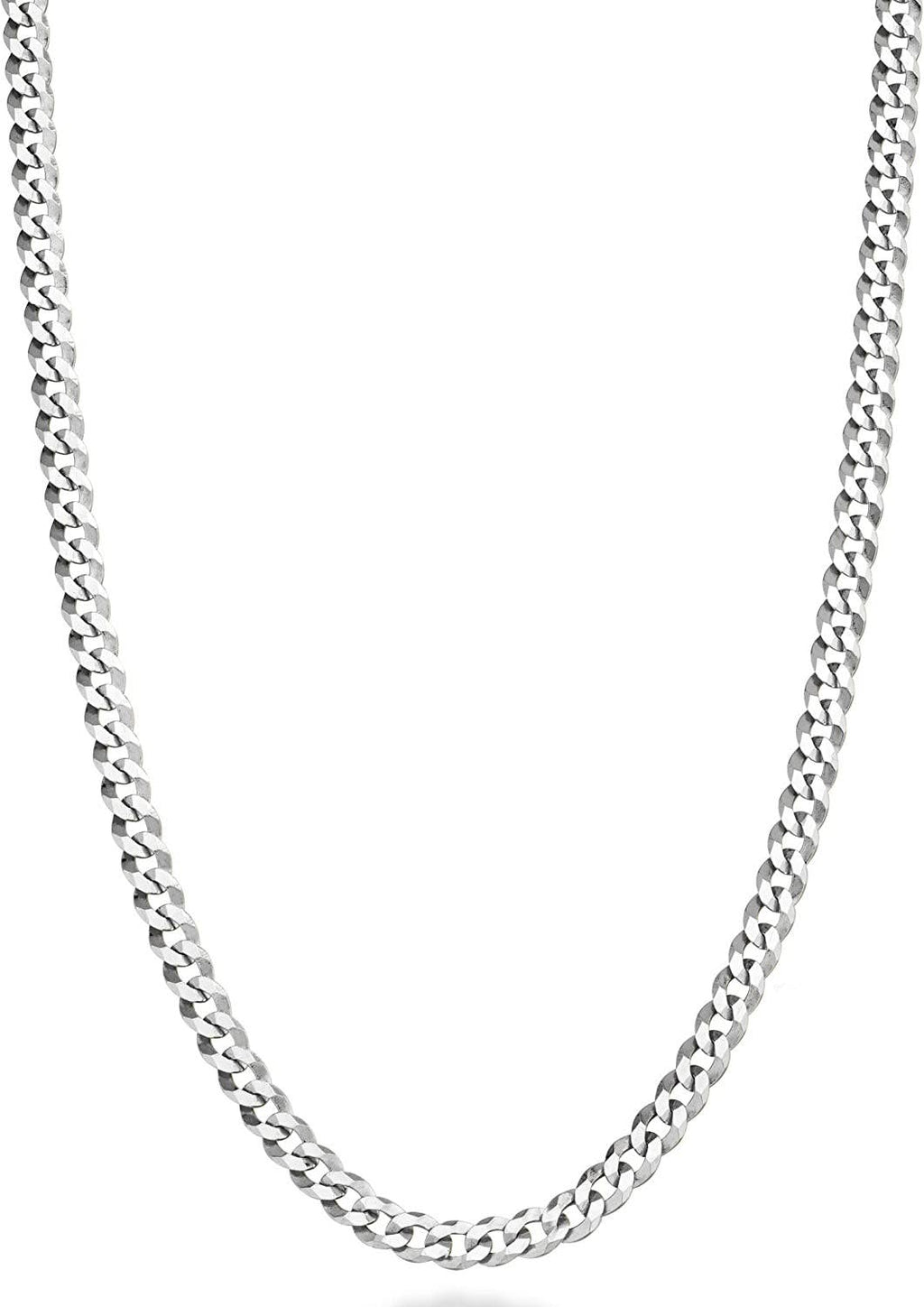 CUBAN Link Sterling Silver Chain Necklace | 3mm, 22"