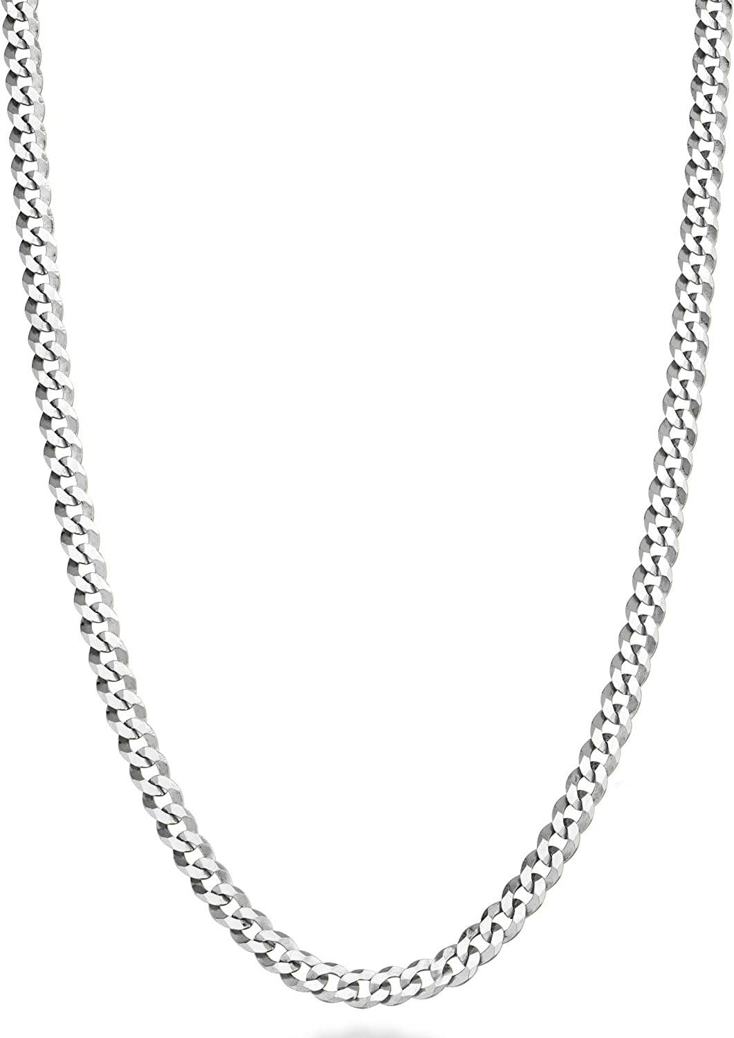 CUBAN Link Sterling Silver Chain Necklace | 3mm, 22"